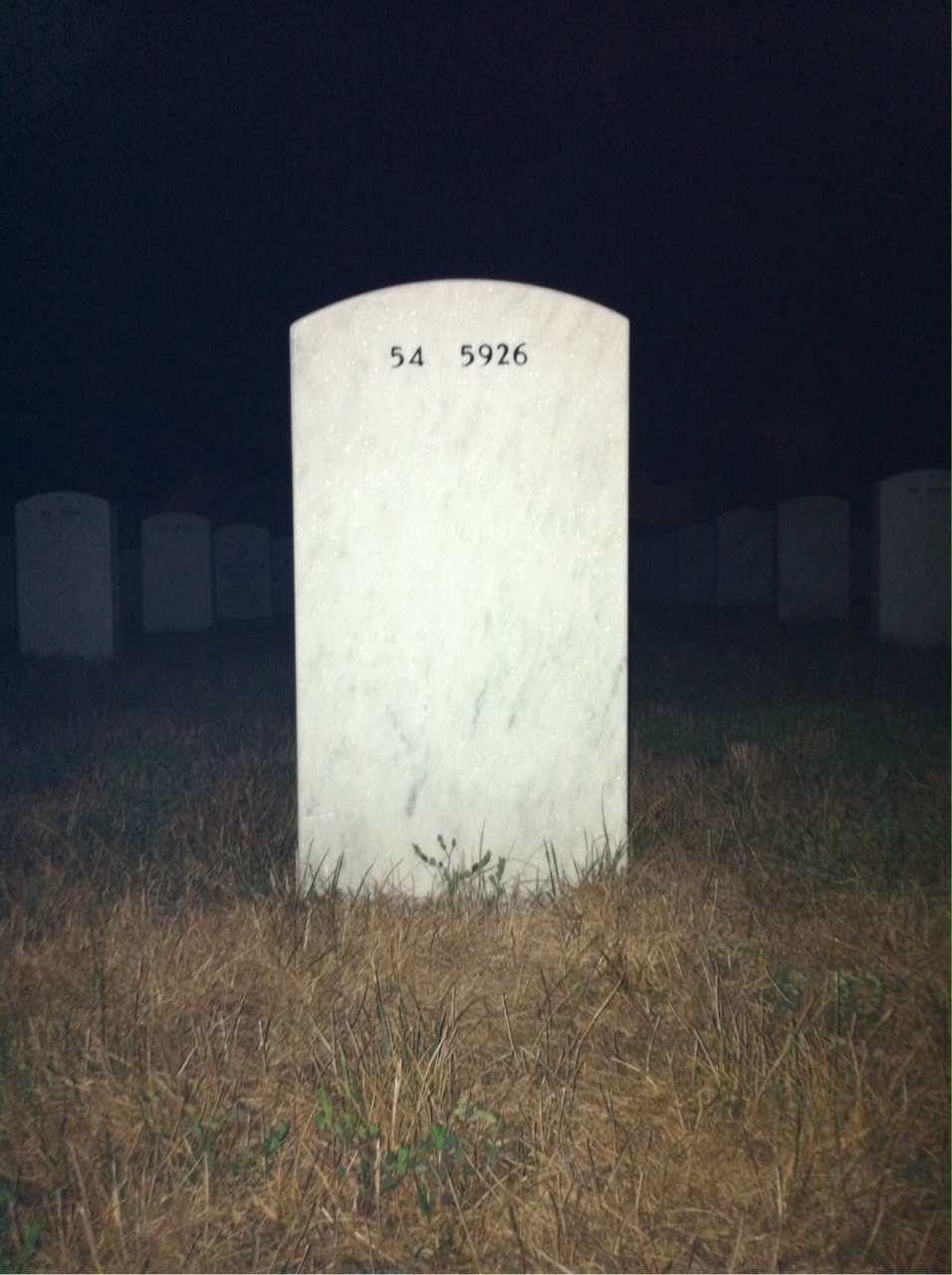 Back of headstone — Raymond Stankey