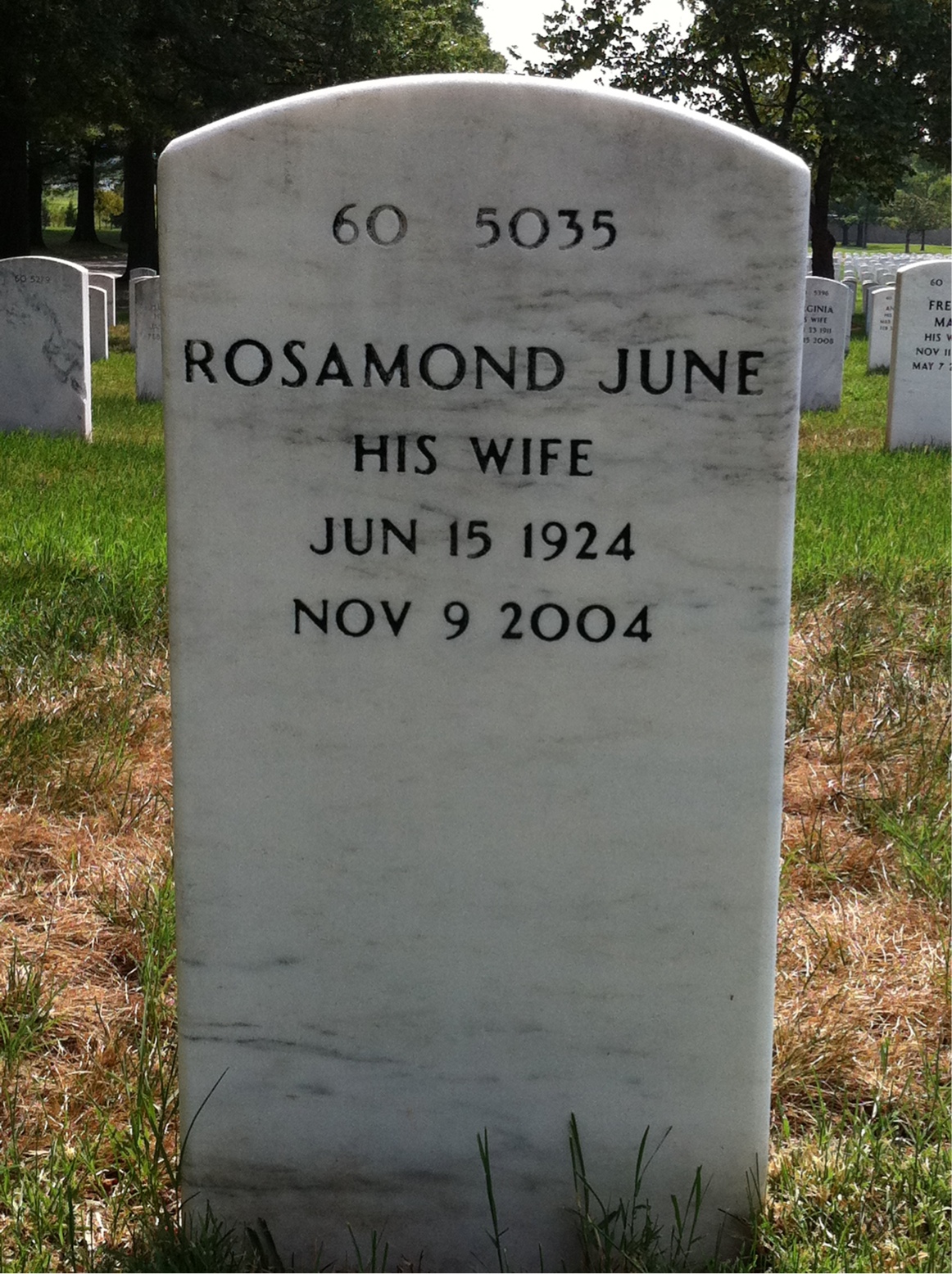 Back of headstone — Edward Leonard