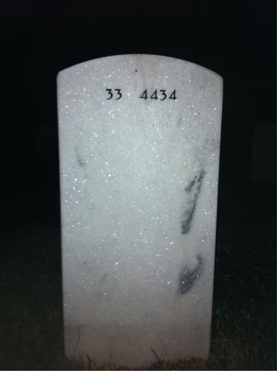 Back of headstone — Eulie Tyler