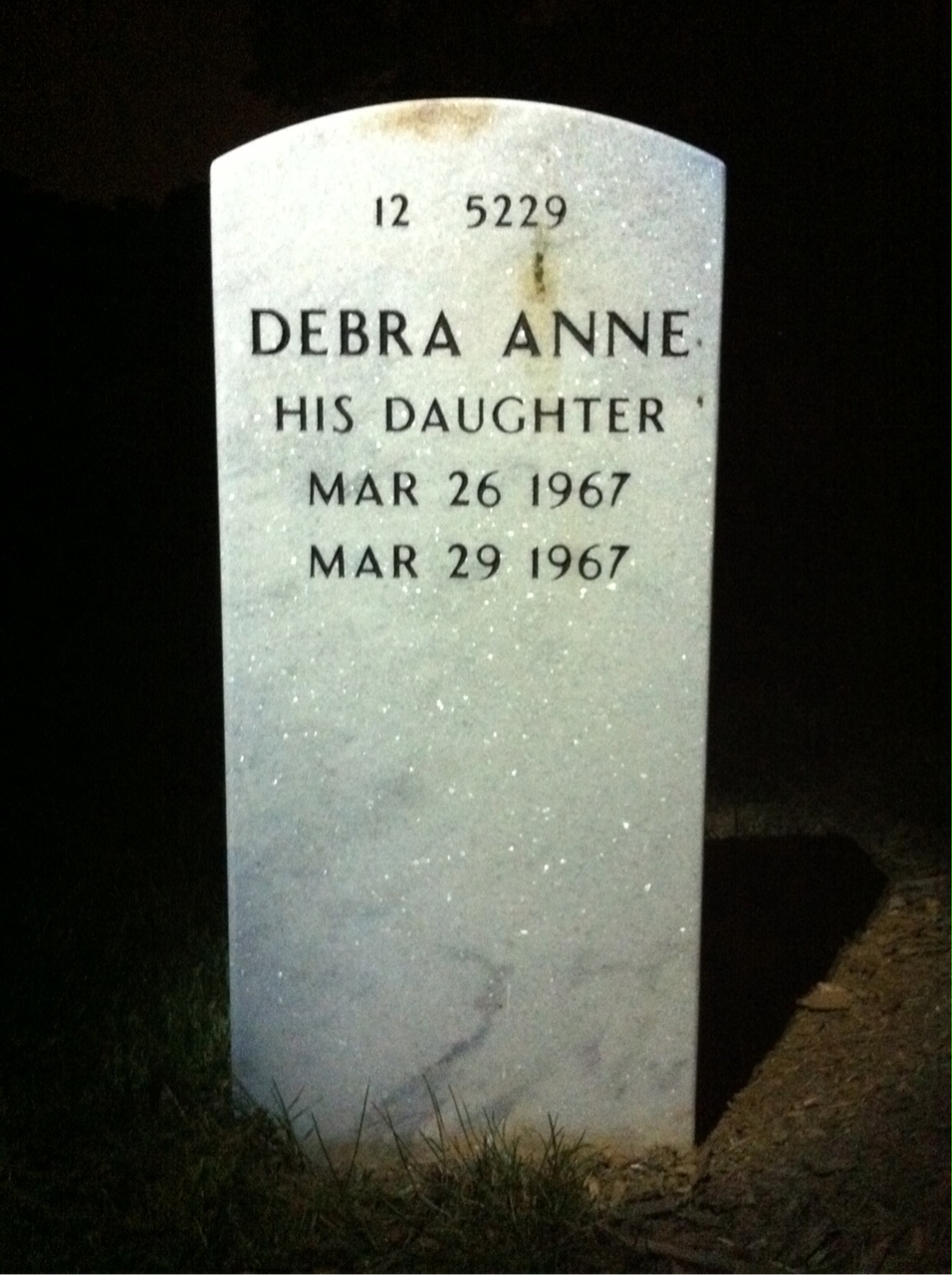 Back of headstone — Rocco Nuzzo