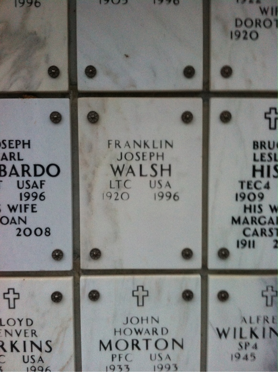 Franklin J Walsh