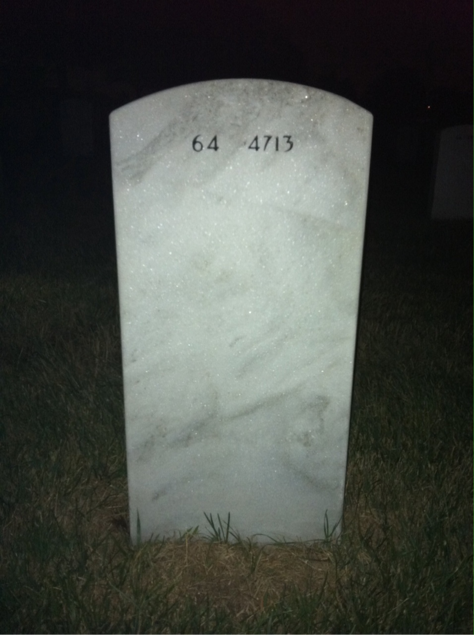 Back of headstone — Francis Schaeffler