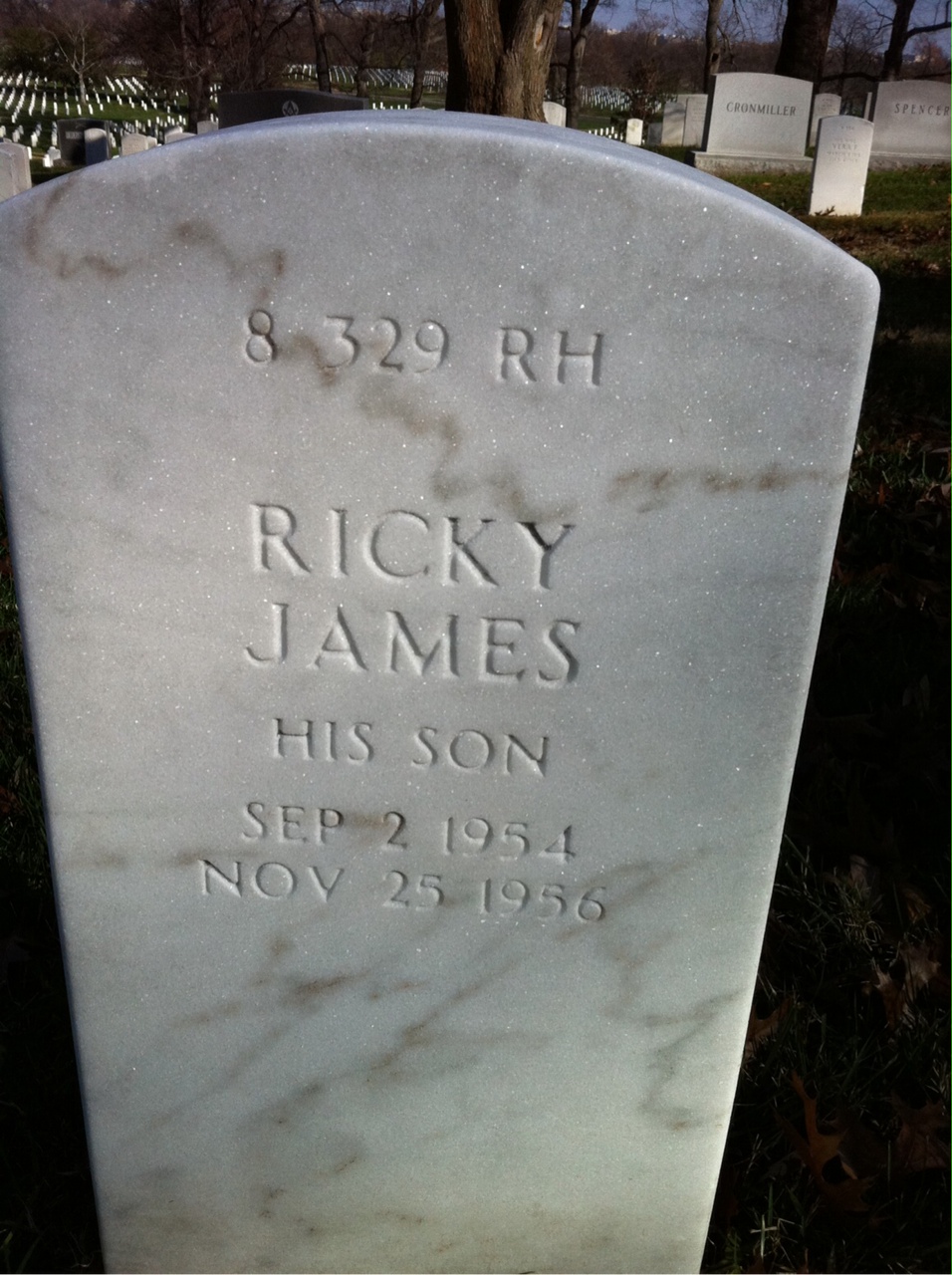 Back of headstone — Joseph Mcquaide