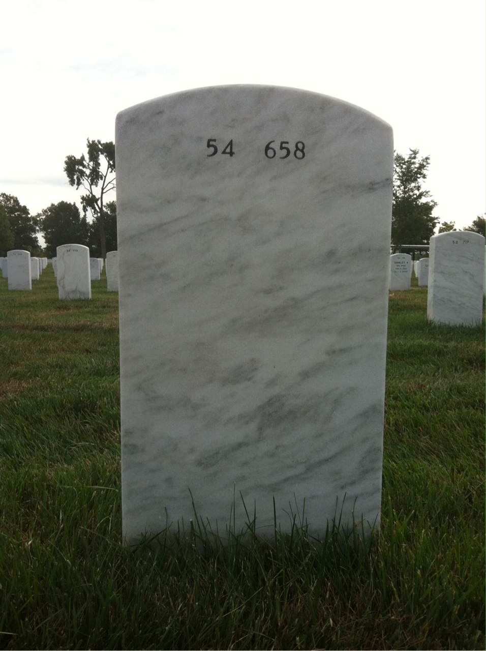 Back of headstone — Daniel Campbell