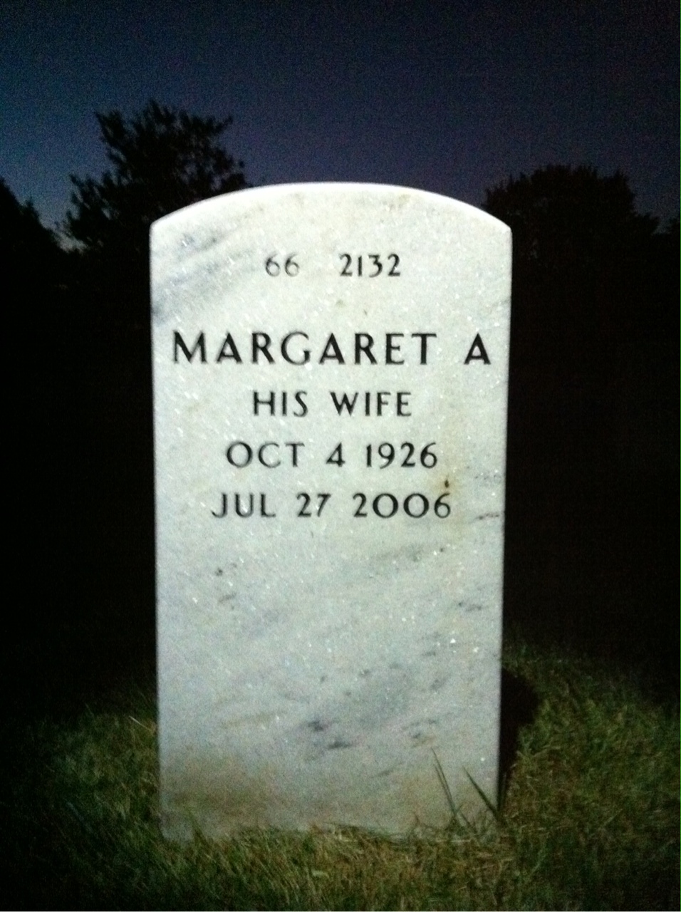Back of headstone — Joseph Del Prete