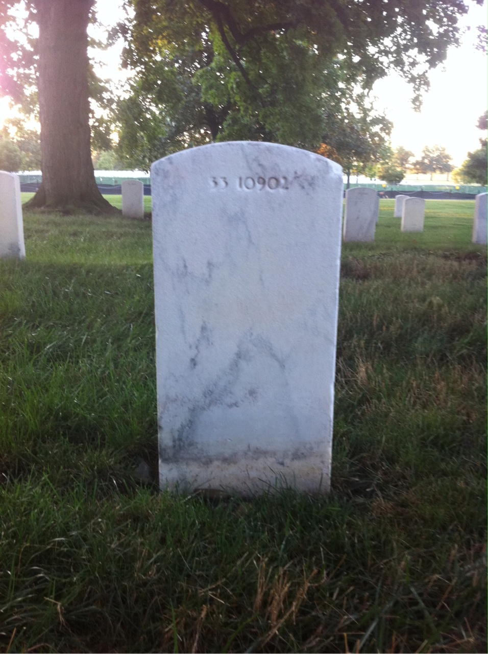 Back of headstone — Doctor Ball