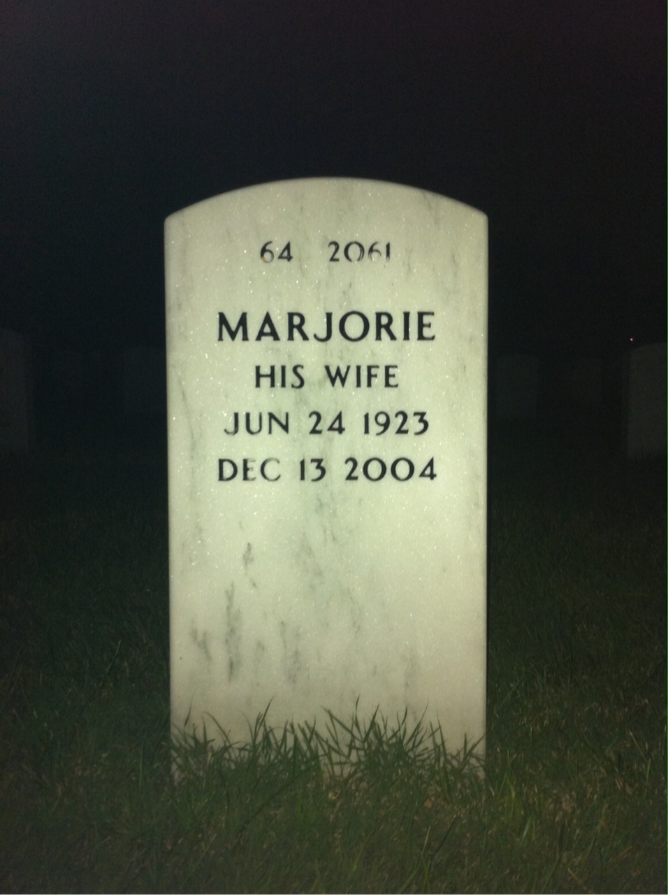 Back of headstone — Daniel Shine
