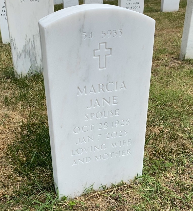 Back of headstone — Joseph Kiefe