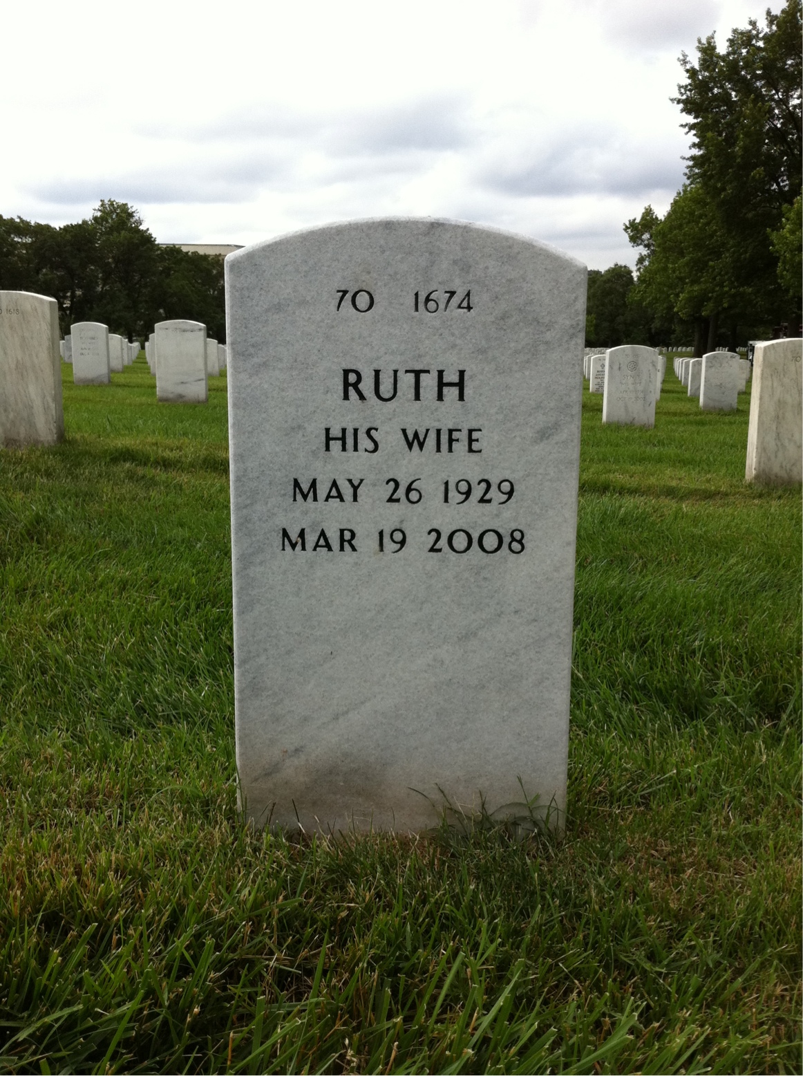 Back of headstone — Oscar Fleisher