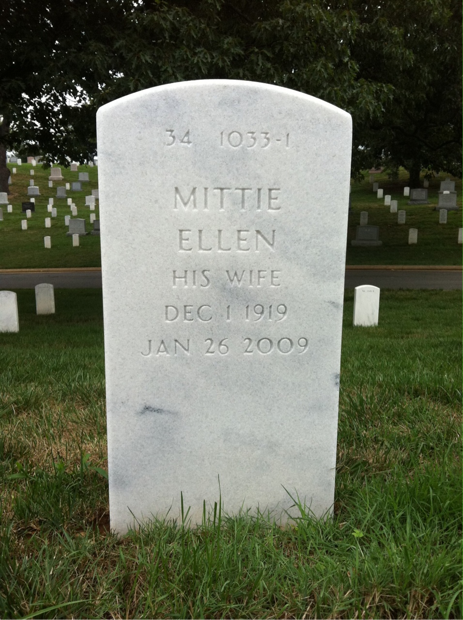 Back of headstone — Robert Booth