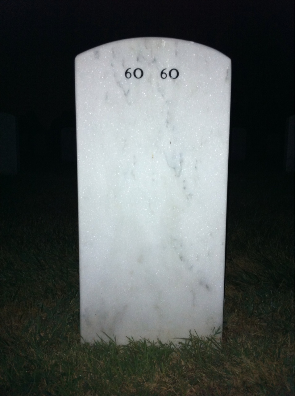 Back of headstone — Margaret Riley