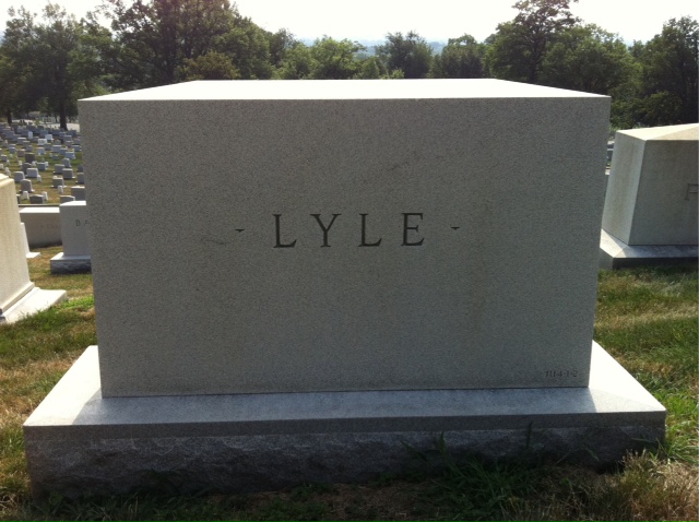 Headstone of Alexander G. Lyle