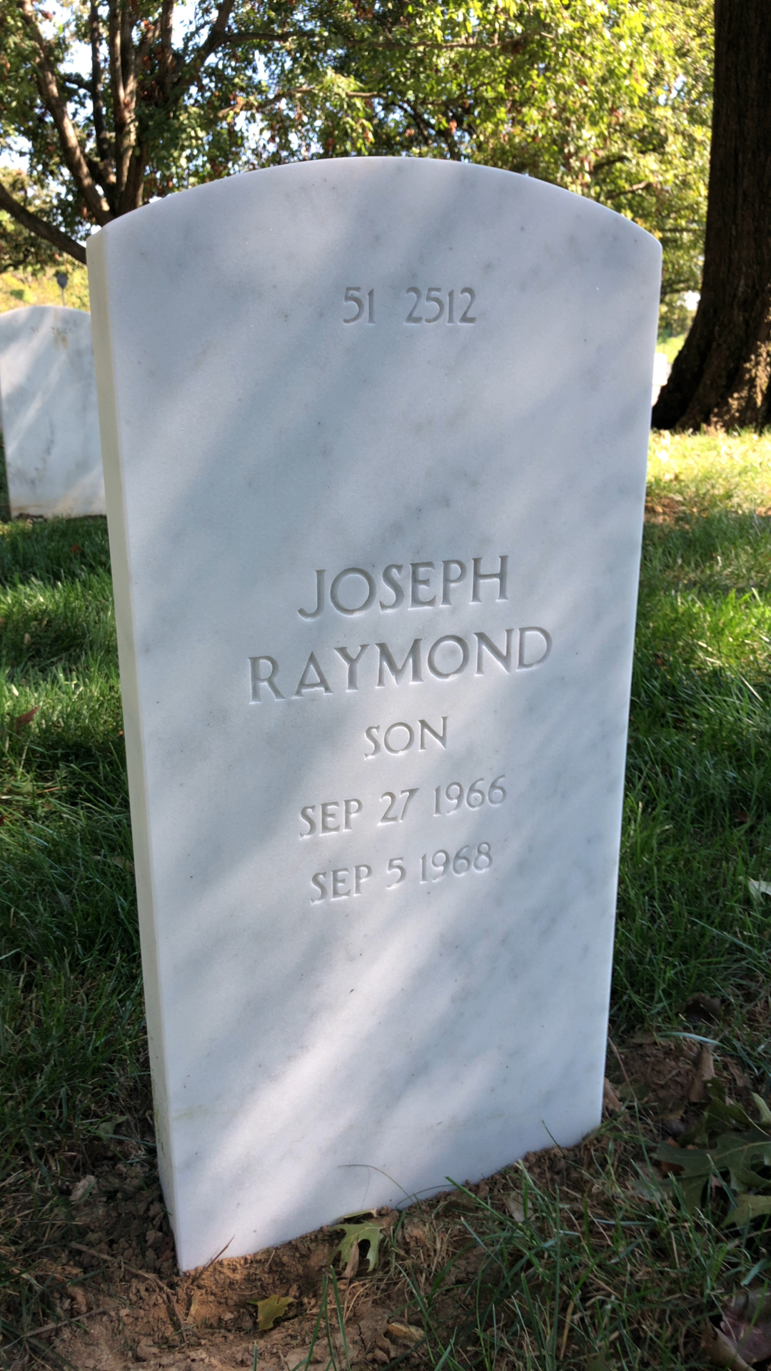 Back of headstone — Troy Richard Blanton