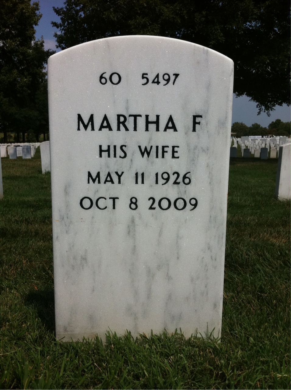 Back of headstone — Richard Hirshberg