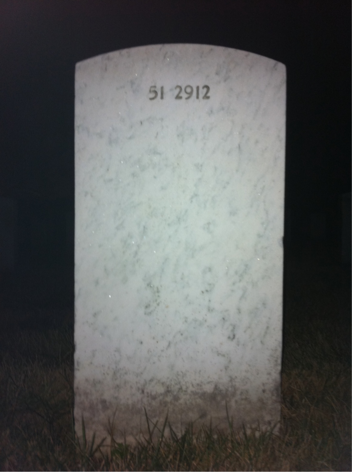Back of headstone — Colin Bach