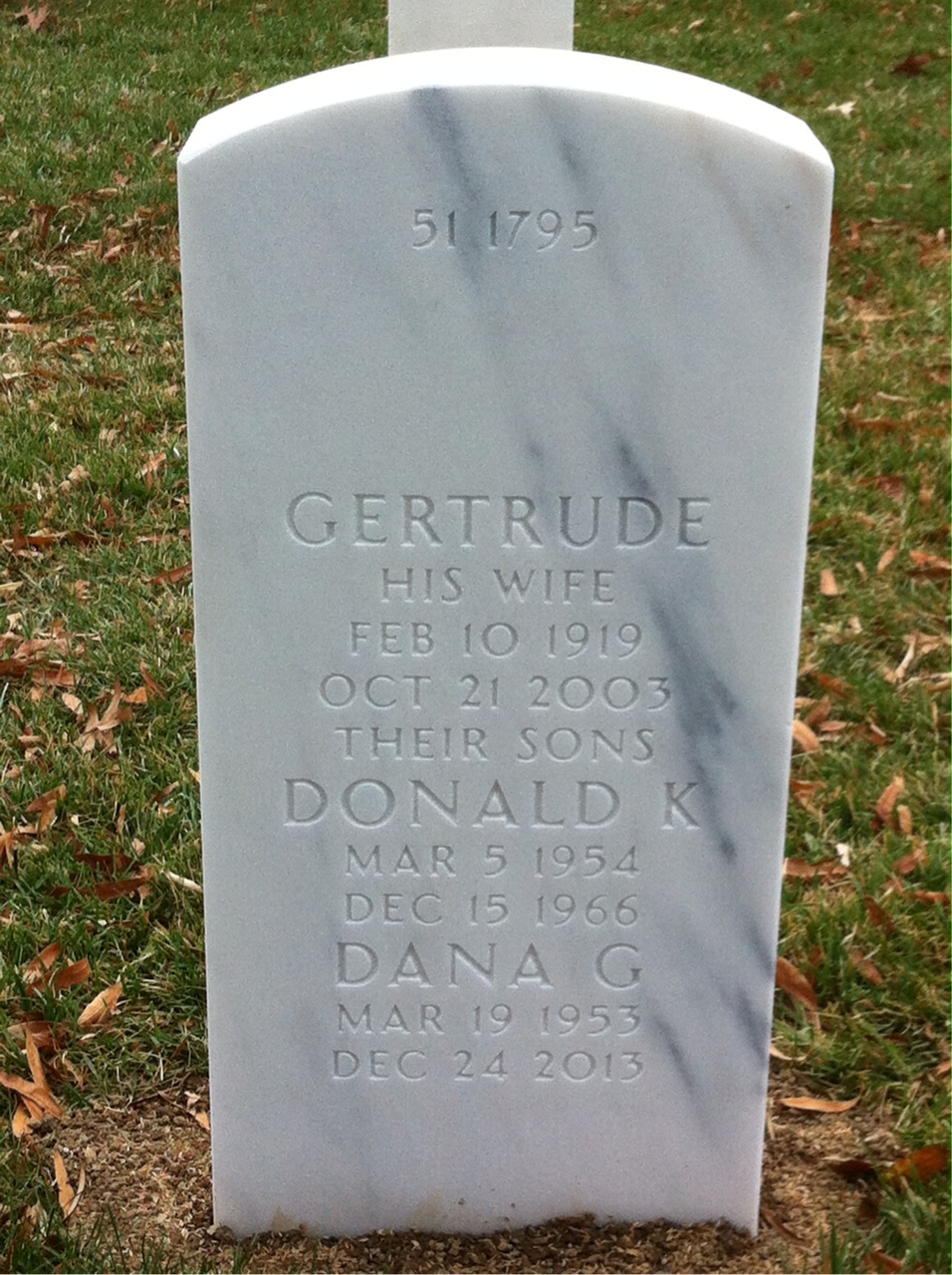 Back of headstone — William Foulis