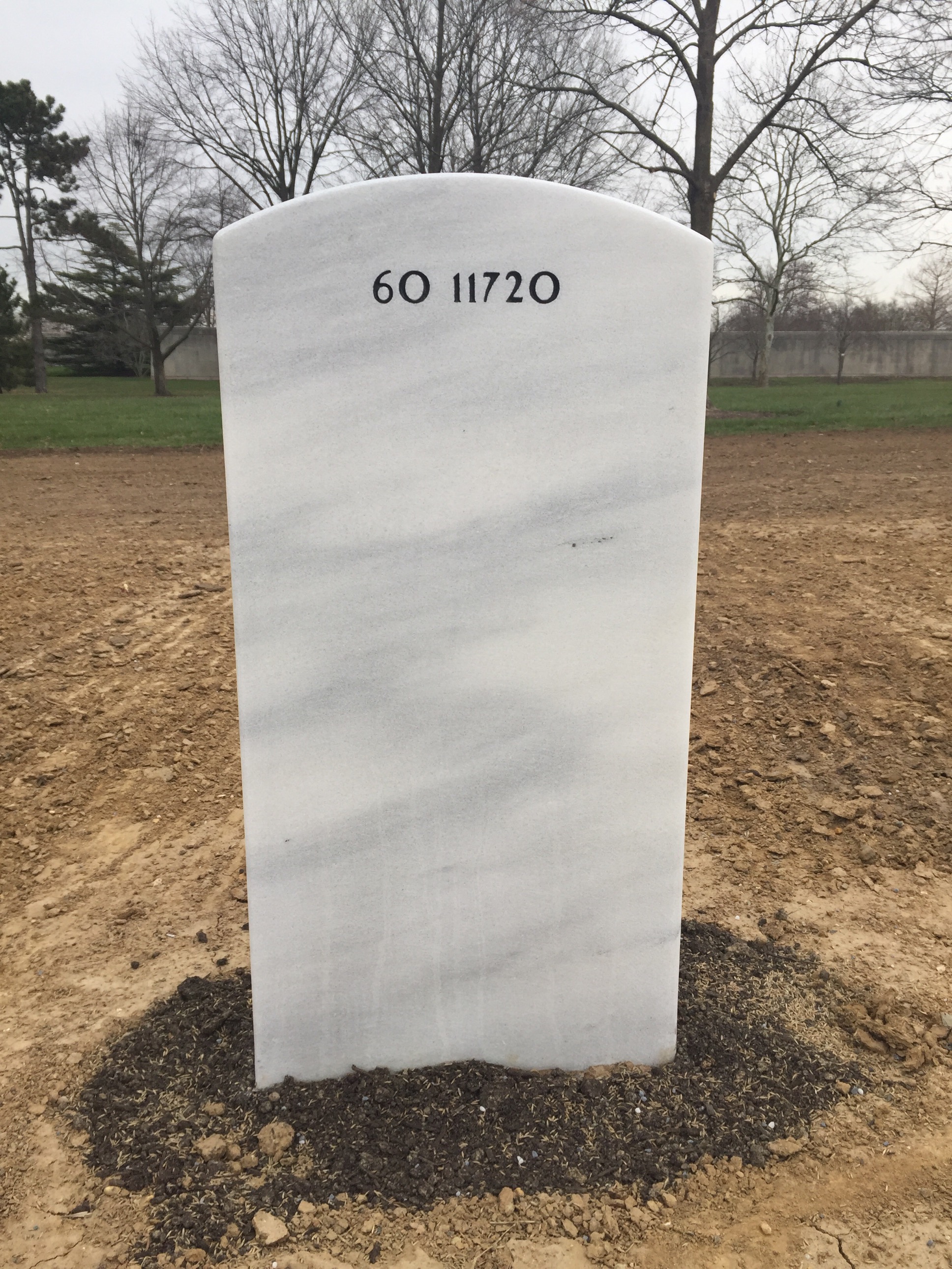 Back of headstone — Mihail Golin