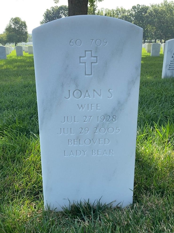 Back of headstone — David Huggins