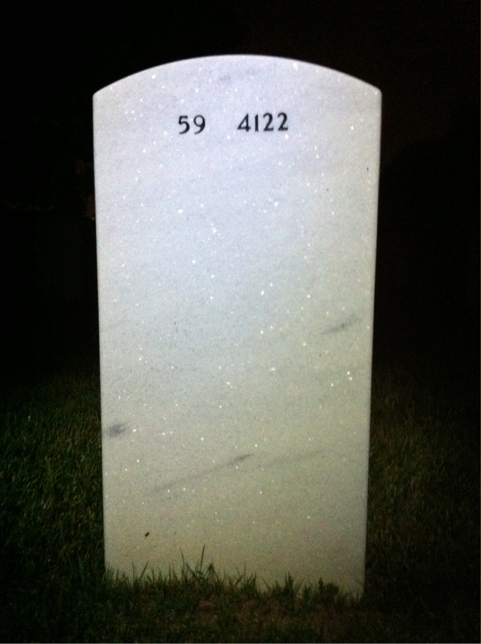 Back of headstone — Dennis Henry Majkowski