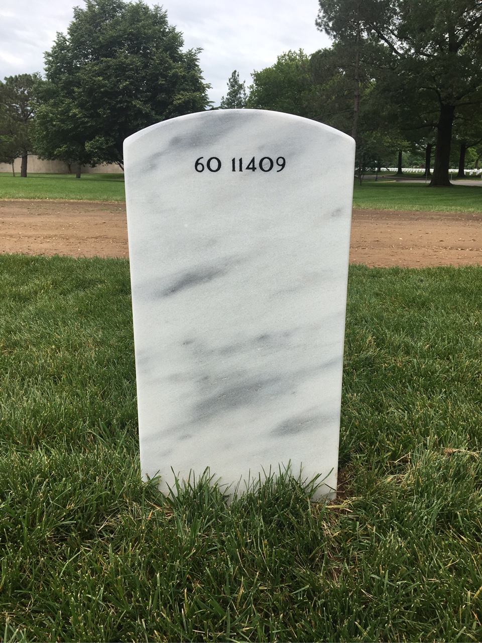 Back of headstone — Joshua Charles Stone
