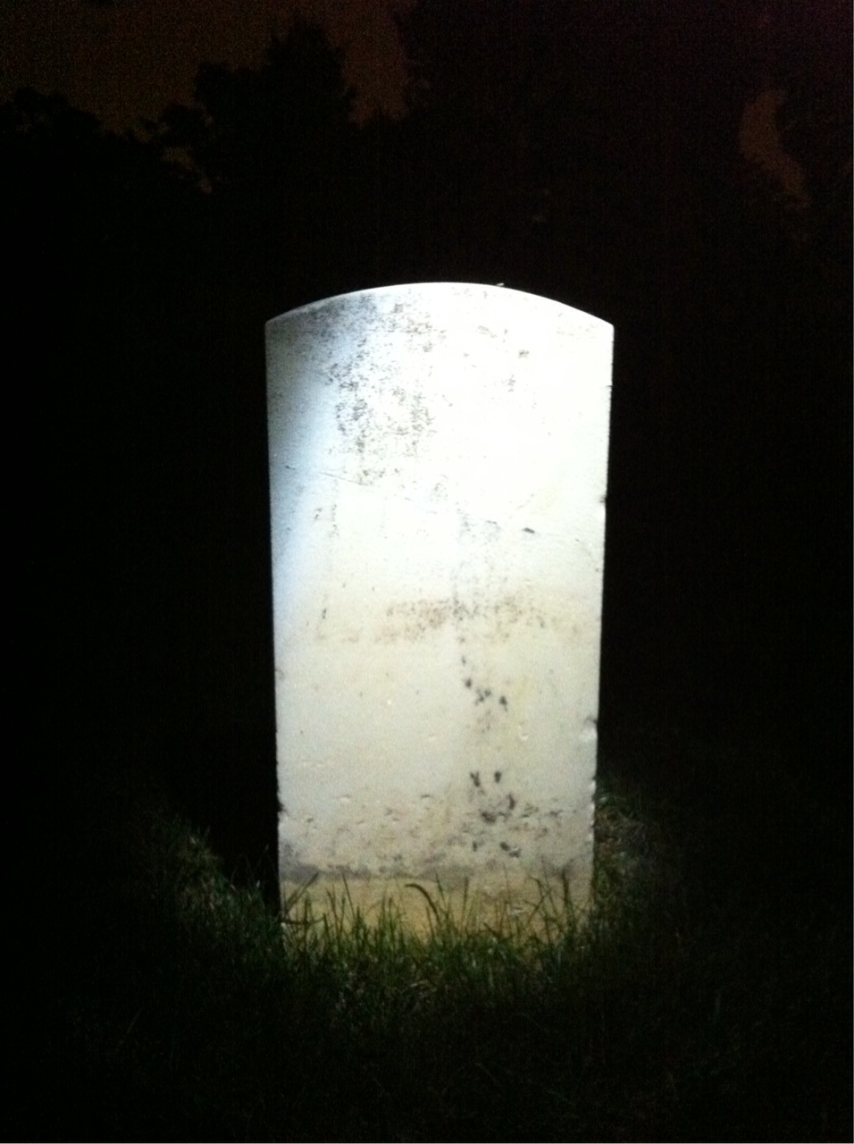 Back of headstone — Charles Babbitt