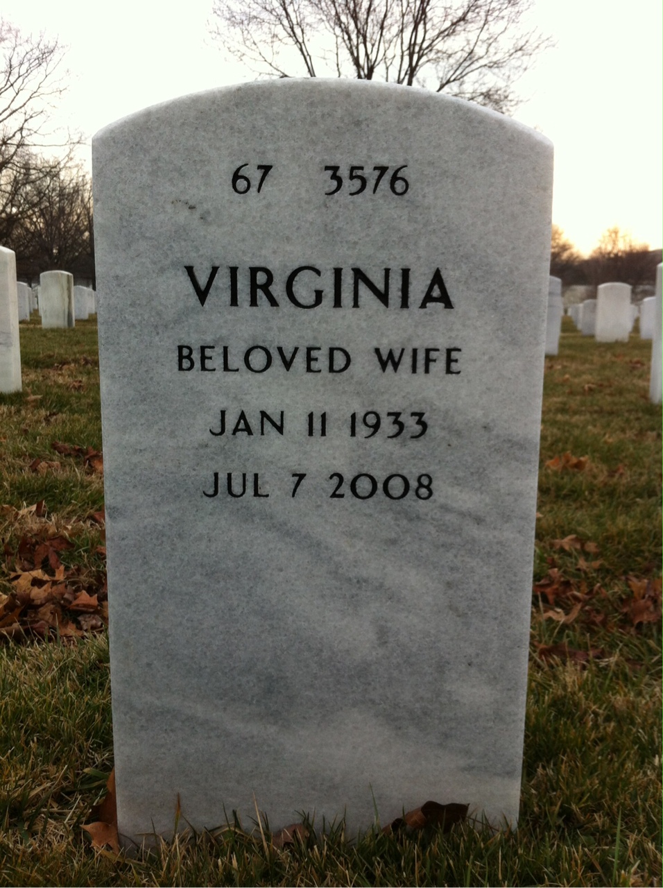 Back of headstone — Joseph Rapoza