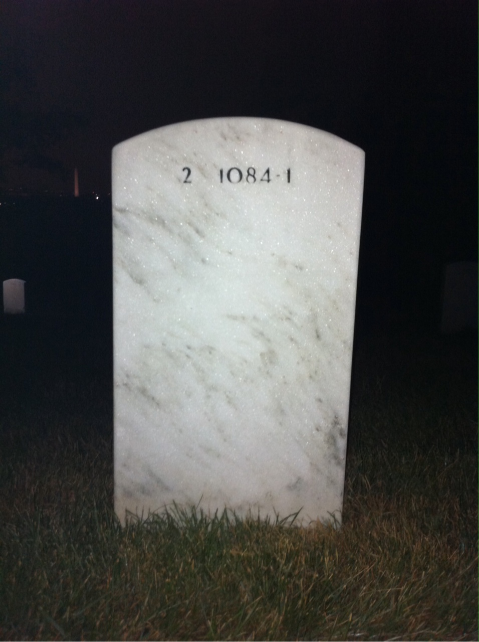 Back of headstone — Stanley Chester