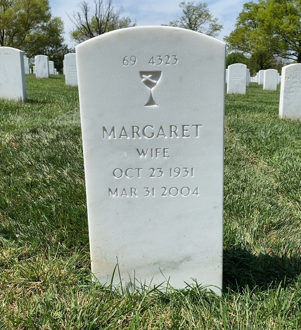 Back of headstone — Drexell George