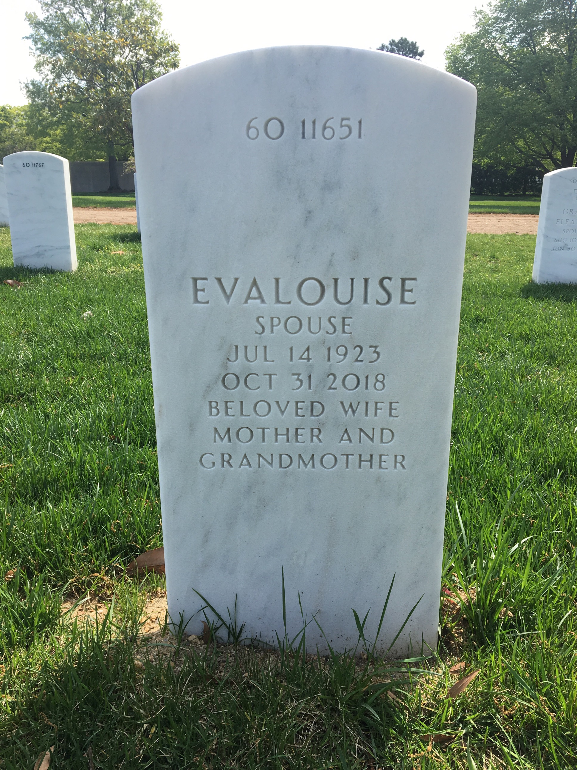 Back of headstone — Richard Mcintosh