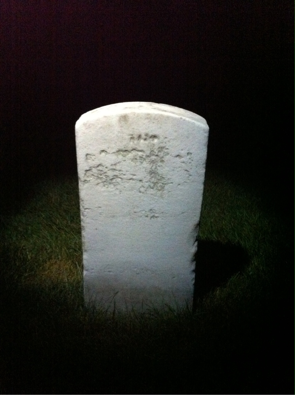 Back of headstone — Richard Mckenney