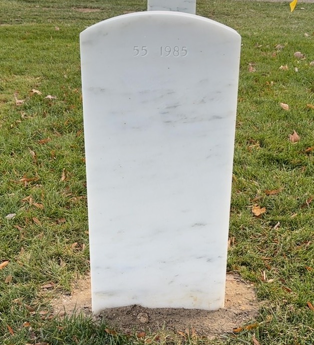 Back of headstone — Shawna Morrison