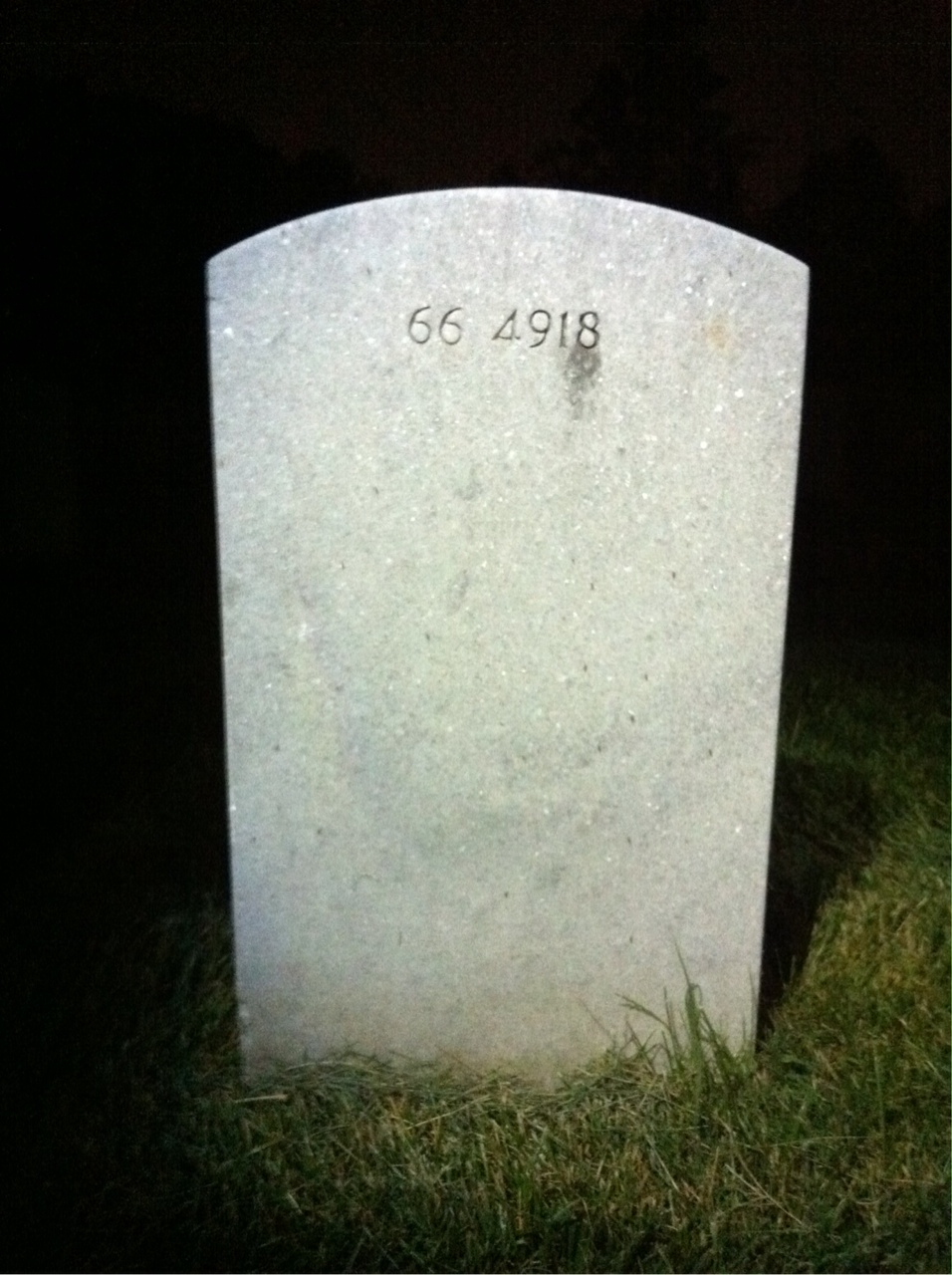 Back of headstone — Robert Baldwin