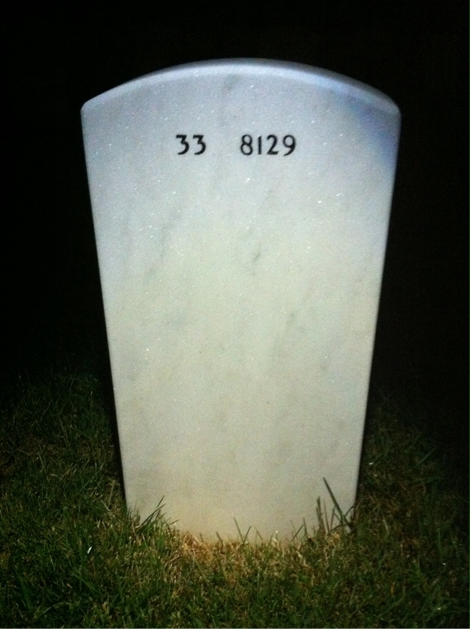 Back of headstone — Richard Jaquith