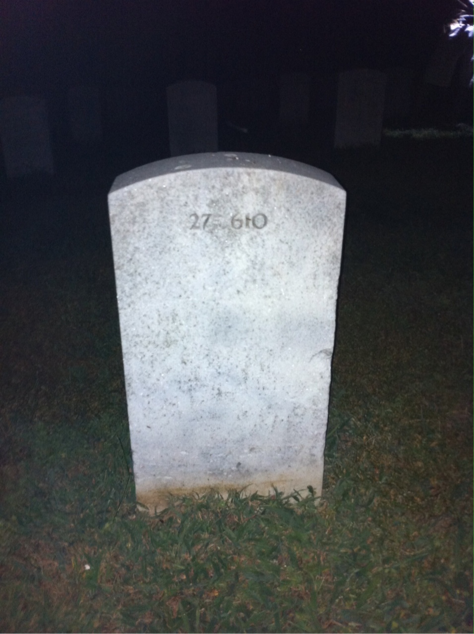 Back of headstone — Reuben Miller