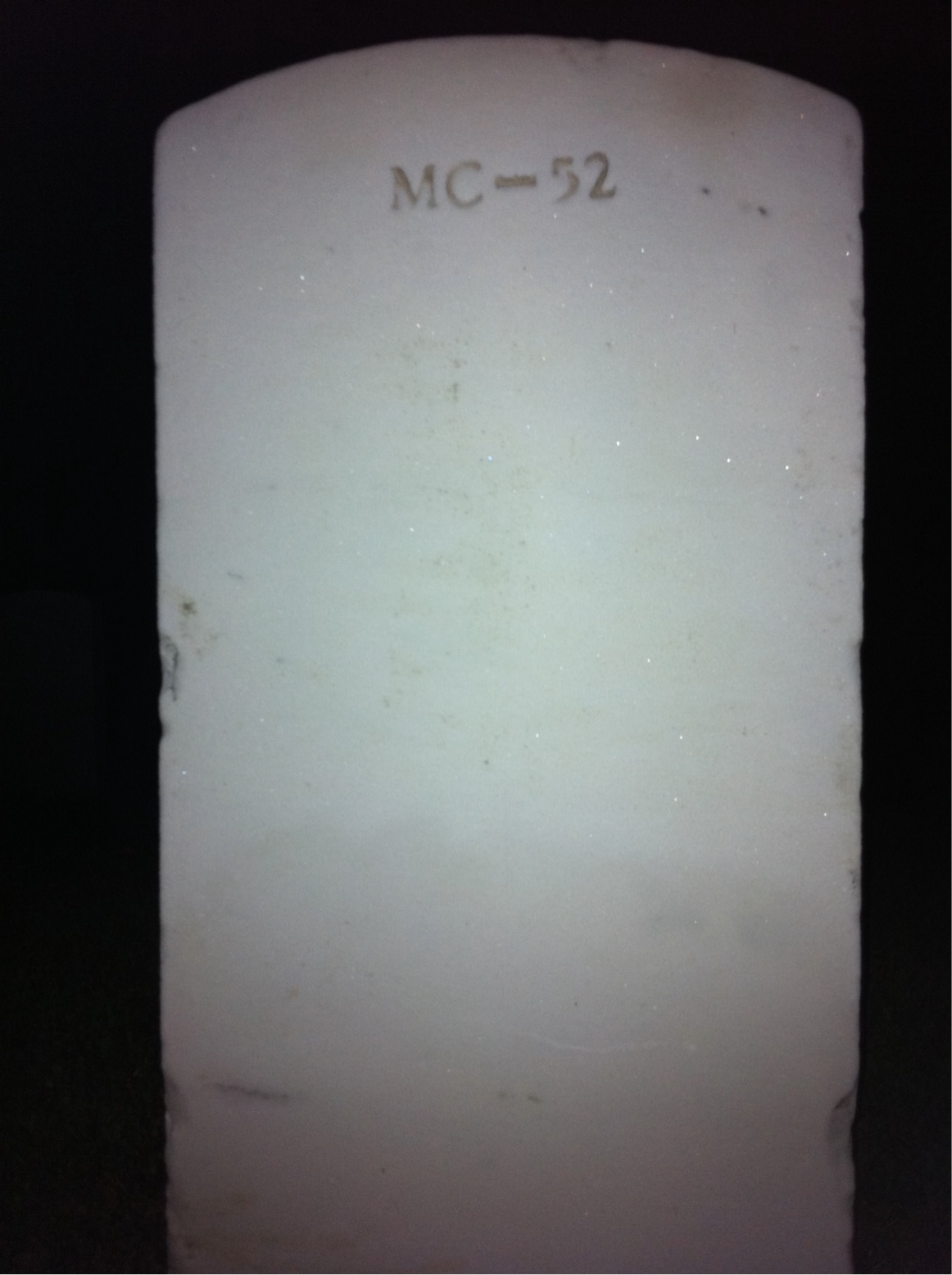 Back of headstone — Donald Anthony Callia
