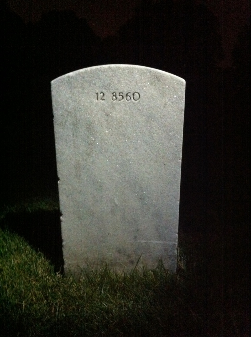 Back of headstone — John Murphy