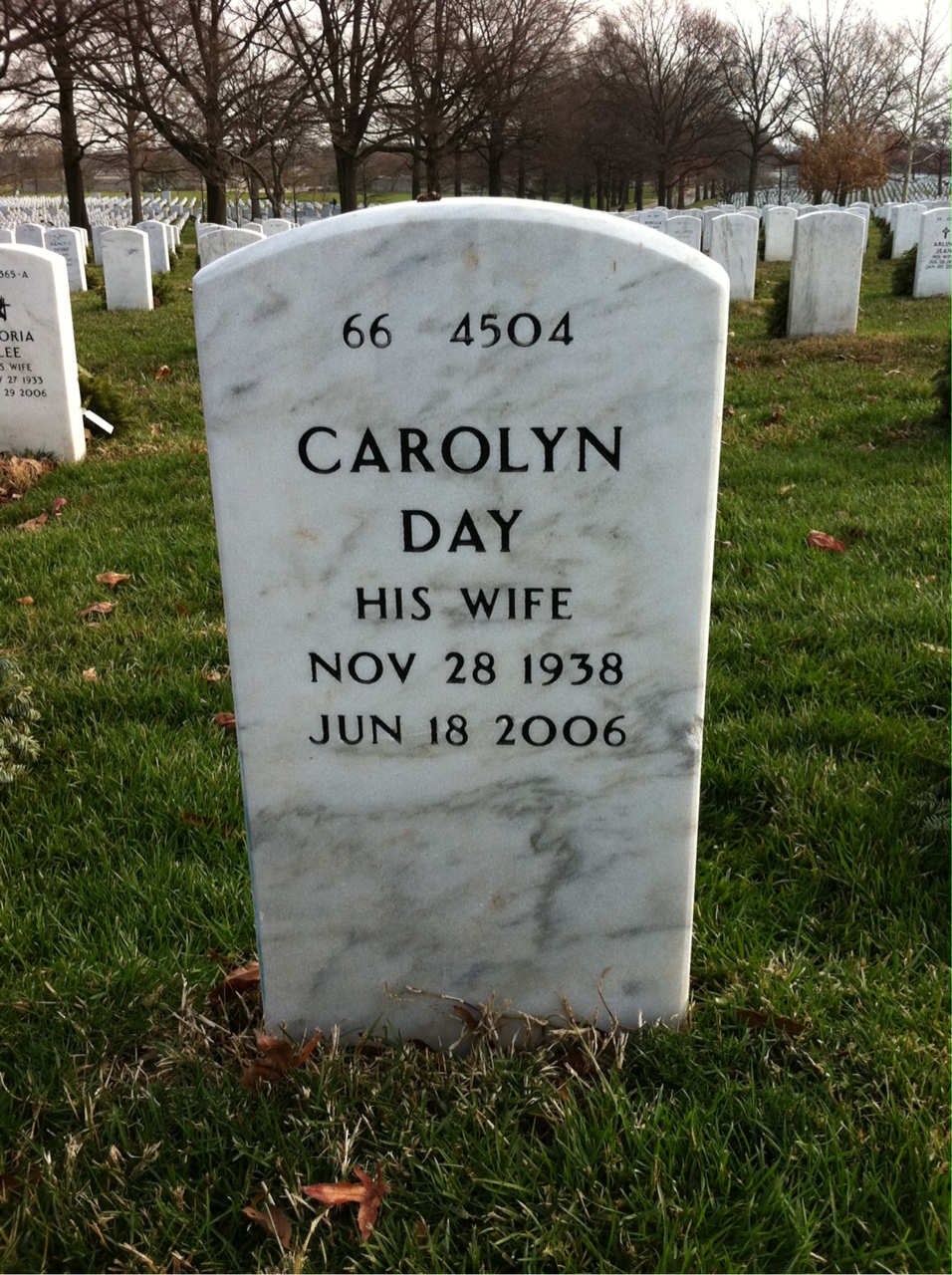 Back of headstone — John Lakin