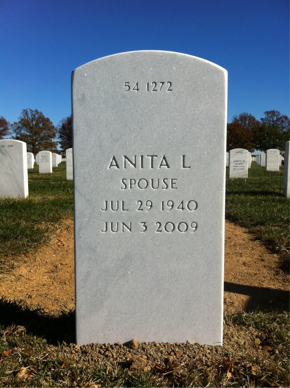 Back of headstone — William Townsend