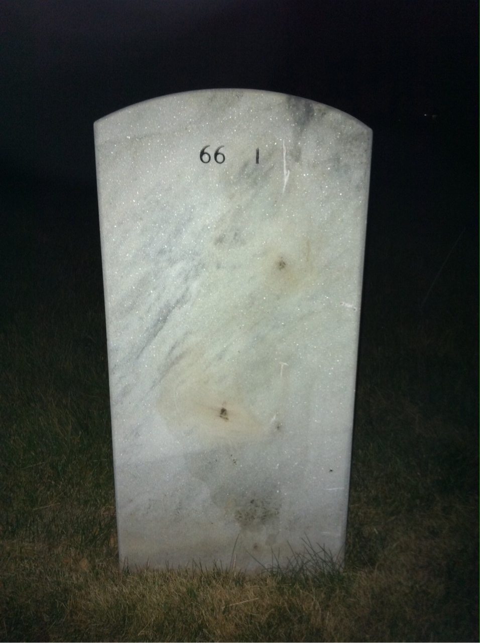 Back of headstone — Kenneth Smith