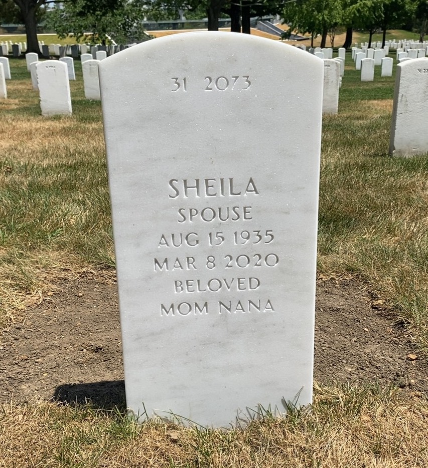 Back of headstone — Paul Booker