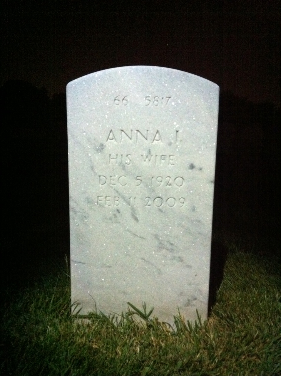 Back of headstone — Harold Cropper