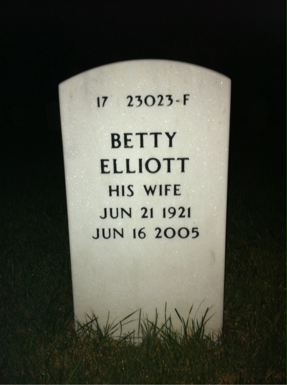 Back of headstone — Sam Clegg