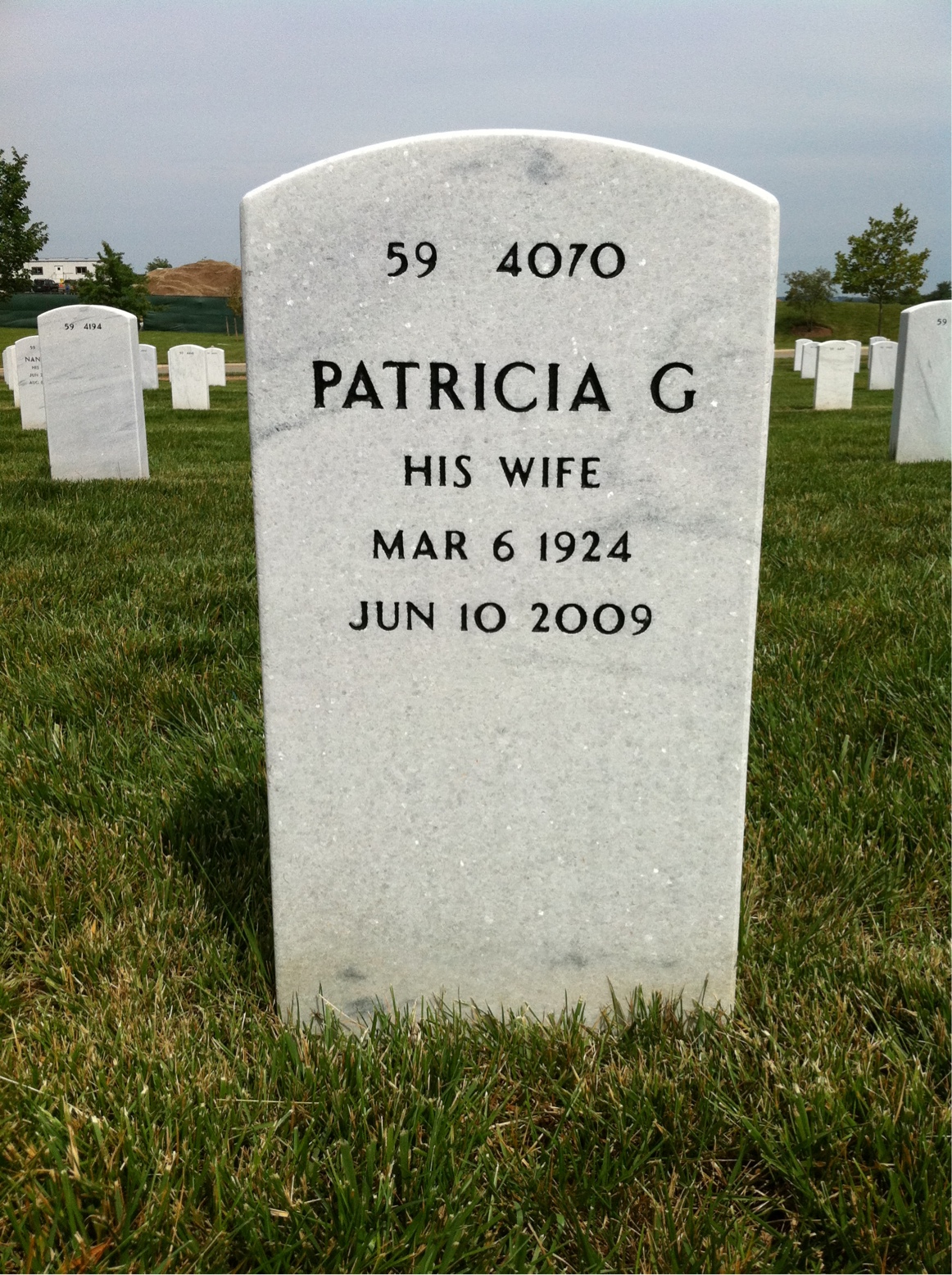 Back of headstone — Owen Jackson