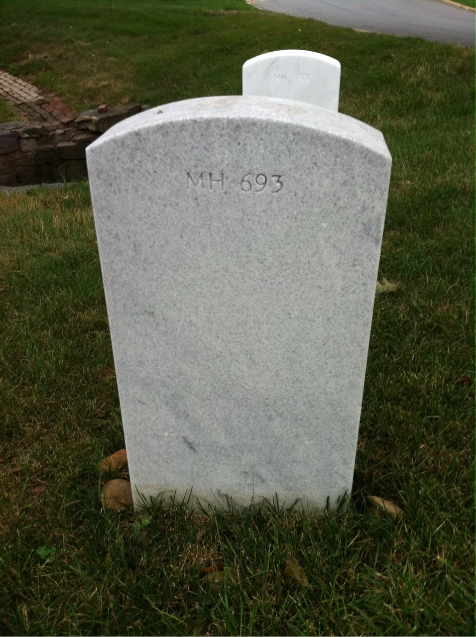 Back of headstone — Terence Murphy
