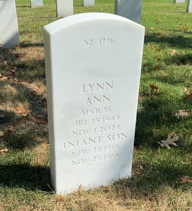 Back of headstone — Armand Morte