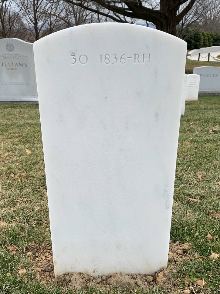 Back of headstone — Michael E Croslin