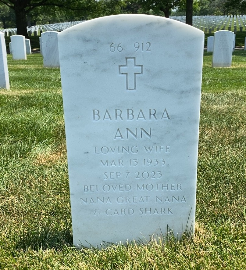 Back of headstone — Lloyd Smith