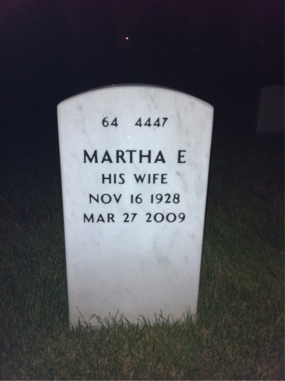 Back of headstone — Deck Kelley
