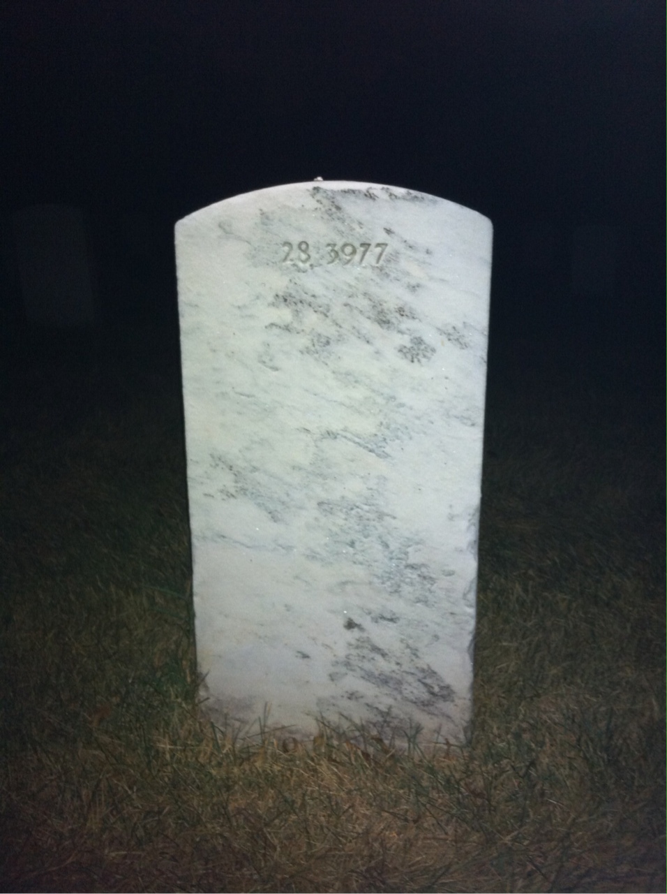Back of headstone — Edward Moppert