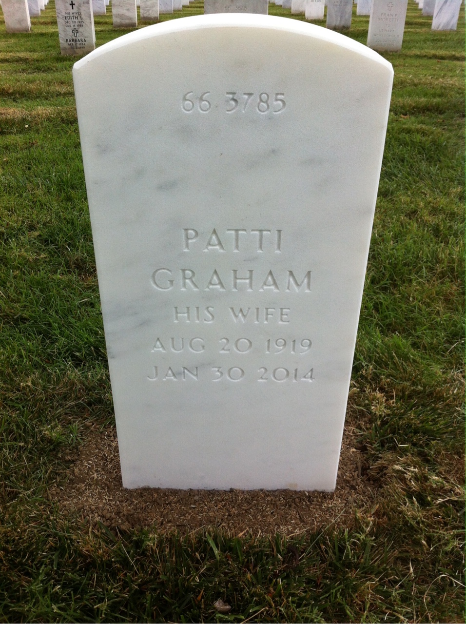 Back of headstone — John Slowiak